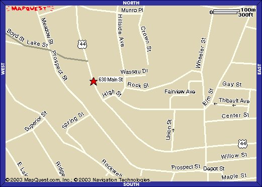 Map of Main Street (route 44)