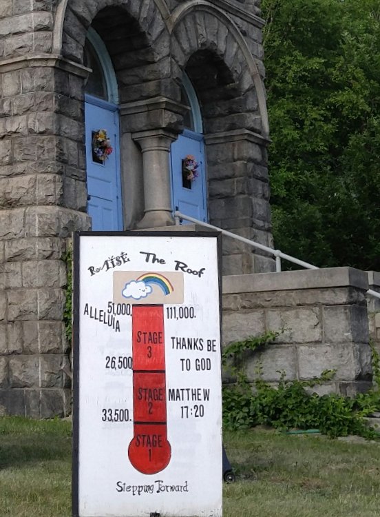 Raise the Roof sign
